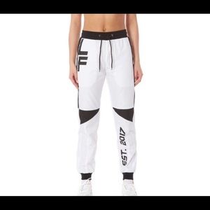 LF WHITE TRACKSUIT PANTS